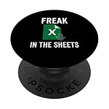 Feuilles de calcul humoristique Freak in the Excel PopSockets PopGrip Interchangeable