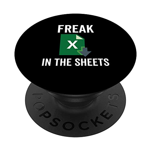 Freak in the Excel Hojas de cálculo Funny Computer Joke PopSockets PopGrip Intercambiable