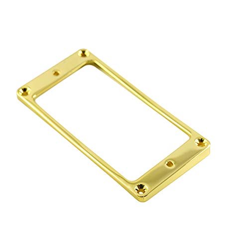WD MUSIC Metal Humbucker Pickup Mounting Ring LOW CURVED MRML4 - GOLD ^GXJbV A[`gbv lbNp S[h