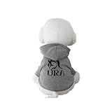 ペット服 ウマ娘 URA 犬服 パーカー ドッグウェア フード付き おしゃれ 可愛い 柔らかい 猫服 ルームウェア 散歩 お出かけ 脱毛保護 秋冬用 防寒 ペットウェア M