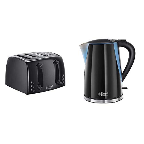 Russell Hobbs 21651 Textures 4 Slice Toaster 21651 Black Plastic Black Hobbs Mode Kettle 21400 Black Russell Hobbs 21651 Textures 4 Slice Toaster 21651 Black Plastic Black Hobbs Mode Kettle 21400 Black