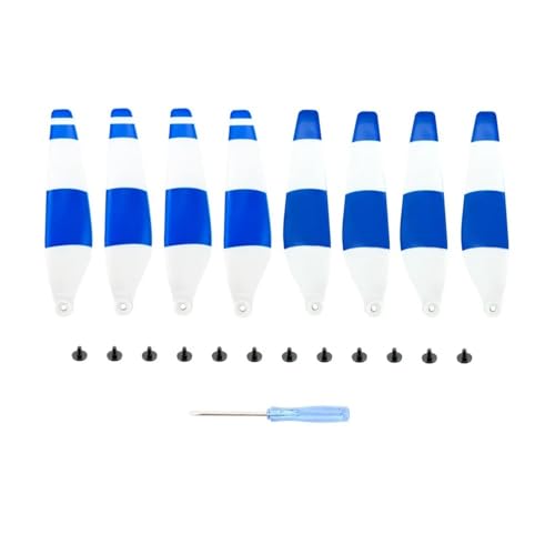 Hélices Pro 6030F pour drone : lot de 4 pales légères bleu et blanc pour session de vol