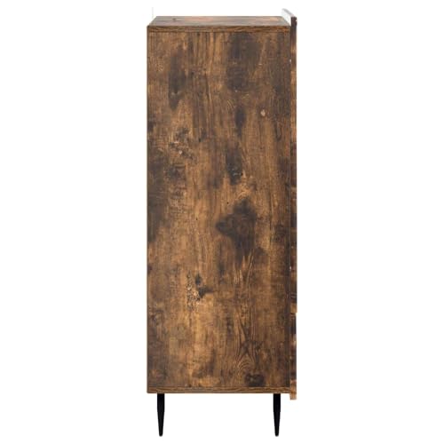 Cómoda con cajón de roble para pasillo y armario auxiliar de salón 6