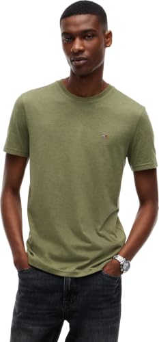 Tommy Jeans Men TJM Xslim Jaspe Htr Tee EXT Dm0Dm20363 S/S T-Shirt, Green (Rocky Mountain Htr), XXL – Ansicht 1