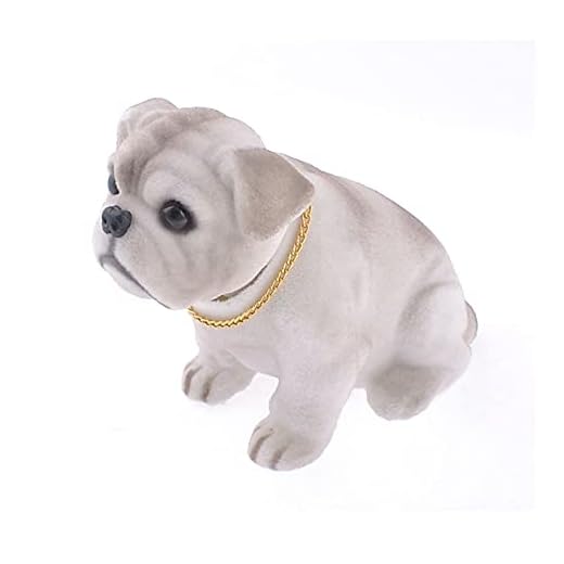 Backspegel ornament Söt hund docka bil nickande hund skakar huvudet skakande hund for bil dekoration