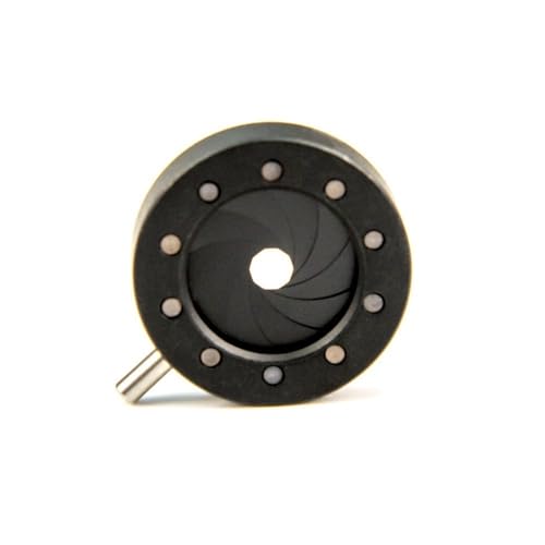 Diaphragme à iris réglable 1-12mm pour microscope et caméra de laboratoire