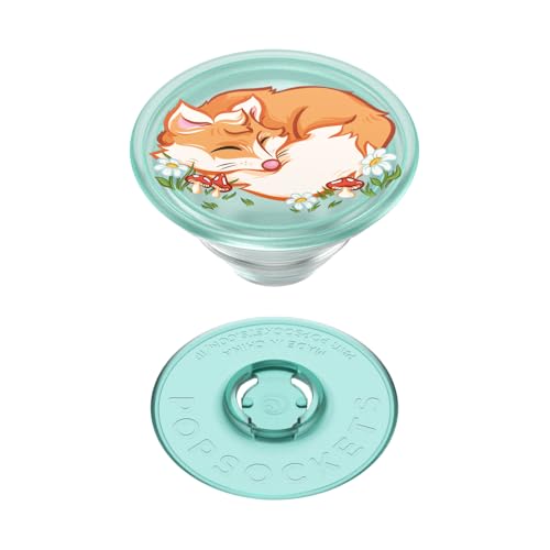 Image of PopSockets Adhesive Phone Grip, Holder, Phone Stand, Plant-Based - Sleepy Fox
