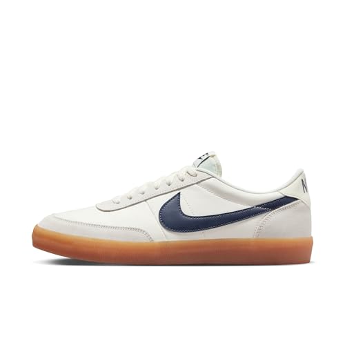 Nike Men's Killshot 2 Leather Sneaker, Sail/Midnight Navy-gum Yellow, 9.5