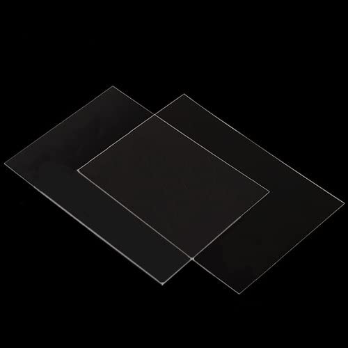 (厚み比較サンプル)PCシート 0.1mm〜2.0mm厚さ11種 297mm x 210mm各1枚 KI-SH-PC-sample
