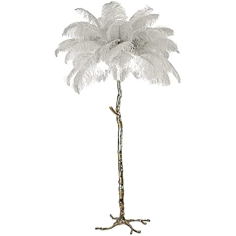 Modern Luxury Ostrich Feather Floor Lamp, Standing Lamp Lighting, for Living Room Villa Home Decor Cover