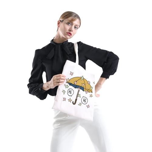 Bolso tipo tote POFULL Hi Hi Leaves para mujer, regalo LGBT, merchandising de series de televisión miniatura 2