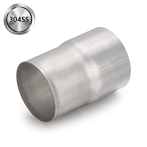 Image of A-KARCK Exhaust Adapter Connector 2.5 inch OD to 2.75 inch ID, Exhaust Pipe Reducer 304 Stainless Steel, 4 inch Overall Length