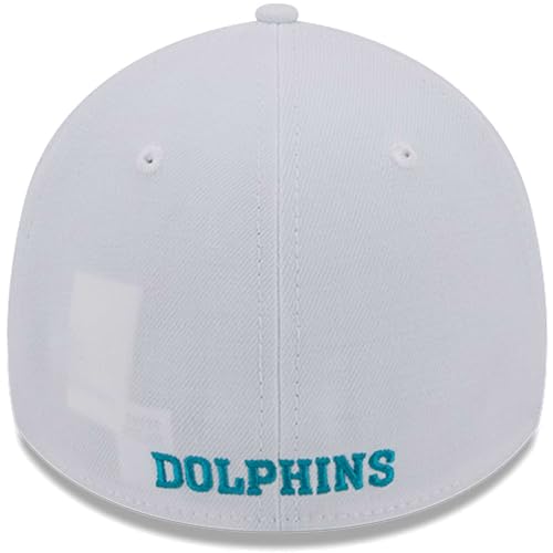 Gorra flex New Era Miami Dolphins blanca miniatura 4