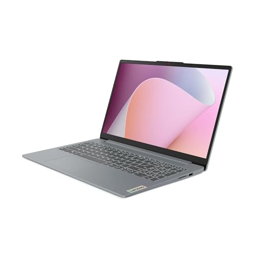 Image of Lenovo IdeaPad Slim 3 Laptop, 15.6 Inch FHD Touch Display, AMD Ryzen 5 7520U, 8GB DDR5 RAM, 2TB SSD, Windows 11, AMD Radeon 610M, WiFi 6, Bluetooth, Artic Grey, w /2TB Flash Drive, W /GaLiMu
