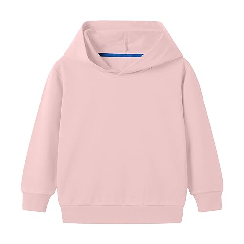 Boys Loose Hoodie Pullover Solid Crewneck Long Sleeve Clothes Sweatshirt Spring Trendy Preppy Cute Cozy Tops