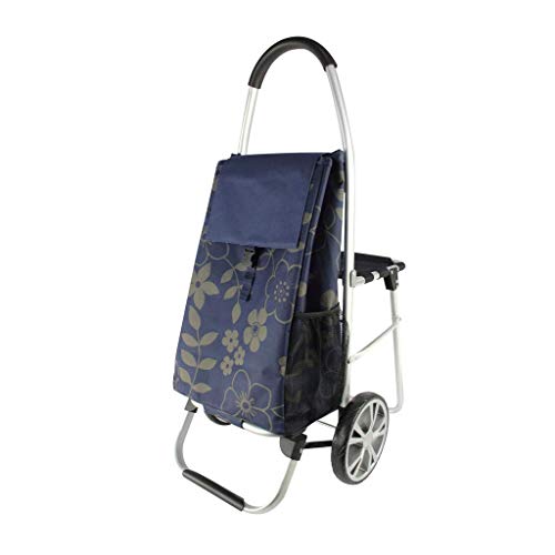 LDBDASA Klappwagen Mit Traghocker, Tragbarer Taschenkörper, Mit Mehr Platz Für Doppelte Seitentaschen Hinzufügen/F/60…