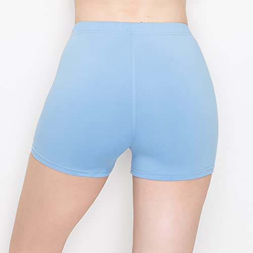 Image of ALWAYS Faux Leather Shorts - High Waist Active Stretch Yoga Short Pants for Women