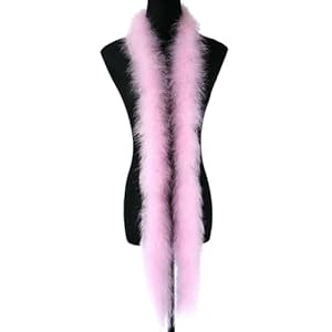 Oxfyy Flauschige Rosa Federboa 11-50g