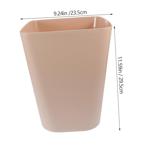 Caneca de basura rectangular de plástico miniatura 2