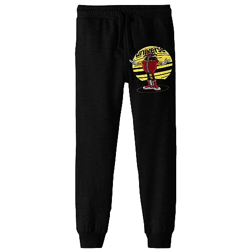 Sonic Prime Dr. Eggman Boy's Black Jogger Pants