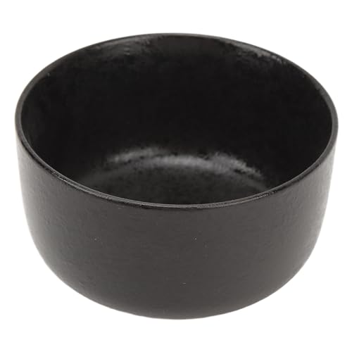 Tea Ceremony Set, Tea Bowl Teaspoon Handmade Matcha Set for Tea Making (Black)