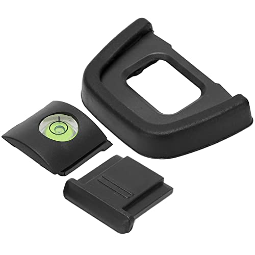 Naroote Visor Ocular para Cámara Ocular DK‑23 Juego de Niveles Protectores para D7200 D750 D5100 D600 D300s D300 D90 D80, Plástico + Goma, 1 Nivel, Adecuado para Usuarios de