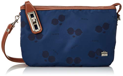 LA BAGAGERIE × a-jolie コラボ ひねり金具お財布ポシェット B01-16-01 ネイビー