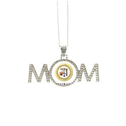 Collier Taiwan Attractions pendentif anniversaire maman et grand-mère taille M