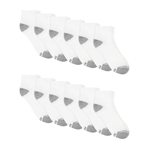 Image of Hanes Men's Socks, Active Cool X-temp Lightweight Moisture-wicking Cushioned Ankle, Crew and No Show, 12 and 14 Pair Packs