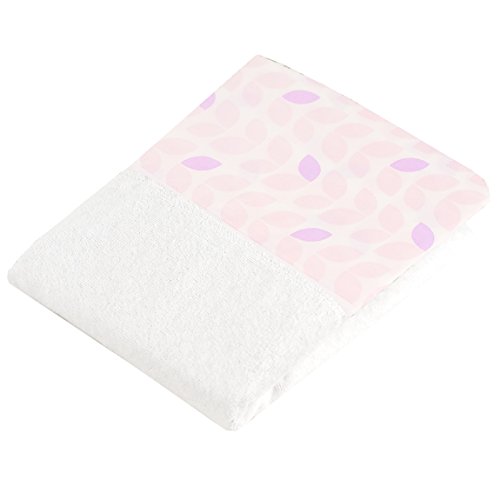 Kushies Baby Ben & Noa Change Pad With Terry Insert Percale Sheet, Pink Petals #TOP1
