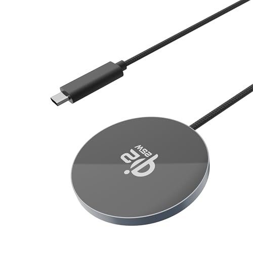 ワイヤレス充電器 【最新Qi2.2認証 25W急速充電】MagSafe充電器 マグセーフ充電器 マグネット qi2 Qi2.2 25W MagSafe対応 マグネット式 出張 旅行 オフィス用