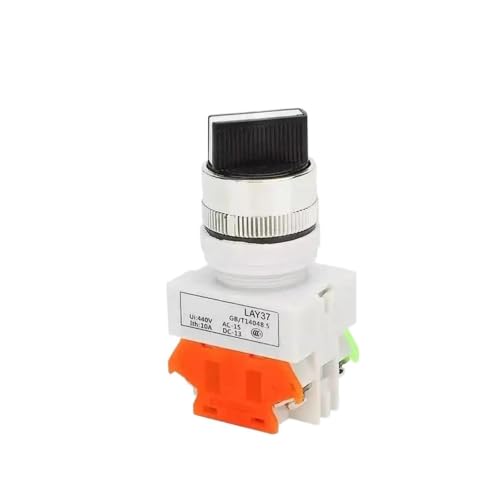 Perilla de interruptor giratorio 22mm ON-OFF con conmutador de 2 posiciones LAY7 5