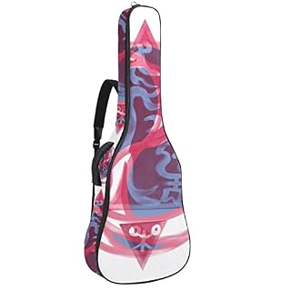 Housse de transport étanche pour guitare avec bandoulière réglable Motif vintage, Multicolore 06, 42.9×16.9×4.7 in… - Les Beatles, Paul McCartney, John Lennon, RIngo Starr, George Harrison