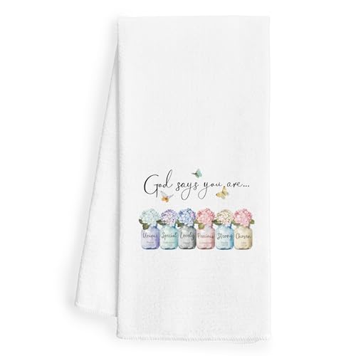 Boho-Christian-Kitchen-Towels-16x24-God-Says-You-are-Christian-Dish-Towels-for-Kitchen-Inspirational-Christian-Gifts-for-Women-Bible-Verse-Scripture-Decorative-Hand-Towels-for-Bathroom Boho Christian Kitchen Towels 16×24 God Says You are Christian Dish Towels for Kitchen Inspirational Christian Gifts for Women Bible Verse Scripture Decorative Hand Towels for Bathroom