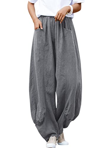 Pantalons casual femme en lin contre la chaleur : restez fraîche en yoga et fitness