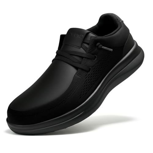 Image of FINKOKO Work Shoes Water Resistant Walking Sneakers Zapatos Trabajo Waterproof for Food Service Chef Kitchen Size 9