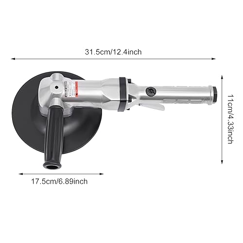 Lijadora angular neumática de 7 pulgadas y 3000 RPM para pulido resistente 5