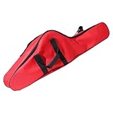 Loigohon チェーンソー収納バッグ オックスフォード生地 スペースレザー 赤 – 携帯用トートバッグ 大容量 防水設計 整理収納可能