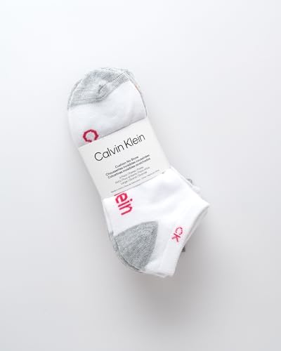 Calvin Klein Girls No Show Socks - 6 Pack Athletic Low Cut Socks for Girls (M-L)2