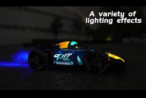 Image of 4WD RC Drift Stunt Car 1:14 Scale | Gesture Control Racing Car with 2.4GHz Remote, Lights, Music, Smoke Effect & 360 Spin | Remote Control Toy for Kids & Adults