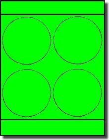 2,400 Label Outfitters Blank Printable White Matte Small Round Project Labels 1 5/8" Diameter