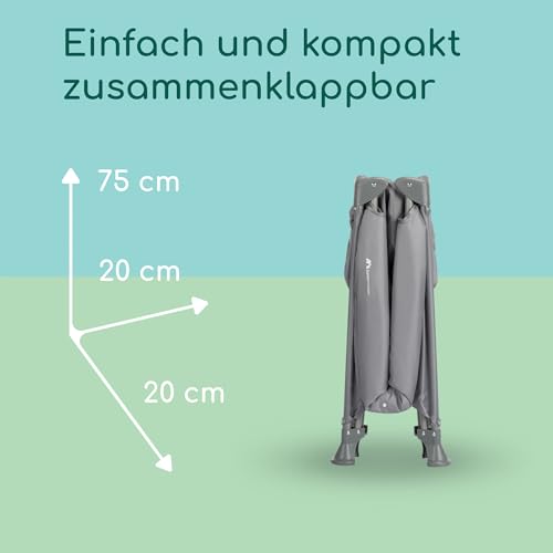 Bebeconfort Sweet Dreams Reisebett, 0–15 kg, Mineral Gray – Ansicht 5