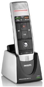 Philips LFH-3000 SpeechMike Air Micrófono de dictado inalámbrico con diseño de botón pulsador