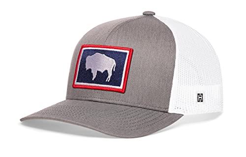 Image of HAKA State Flag Series Trucker Hat for Men & Women, Adjustable Baseball Hat, Golf Hat Snapback