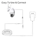 WILDHD Power Extension Cable 16.5ft, 2.1mm x 5.5mm Plug Compatible with 12V DC Adapter Cord for CCTV Security Camera, IP Camera, Standalone DVR(16.5ft White)