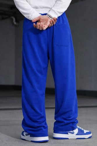 Image of Rockwell Men's Baggy Sweatpants | Cotton Terry Relaxed Fit Joggers for Men | Oversized Streetwear Track Pants | Casual Gym & Everyday Wear| 027
