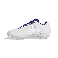 adidas Unisex-Kid's Adizero Electric.2 American Football, White/Team Royal Blue/White, 1