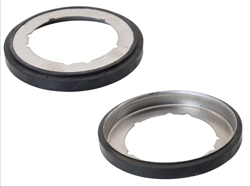 SECURA 2x Roue à friction pour Roue en caoutchouc compatible avec McCulloch M95-66X 960210023 Tracteur de pelouse