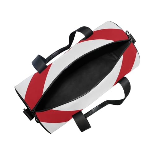 Bolsa de viaje ligera que soluciona el espacio con su bolsillo interior rojo 5