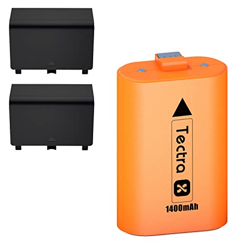 Rechargeable Battery for Xbox Series X|S, Tectra 1400mAh Li-ion Battery for Xbox Series X|S, Xbox One, Xbox One S, Xbox One X, Xbox One Elite Wireless Controller